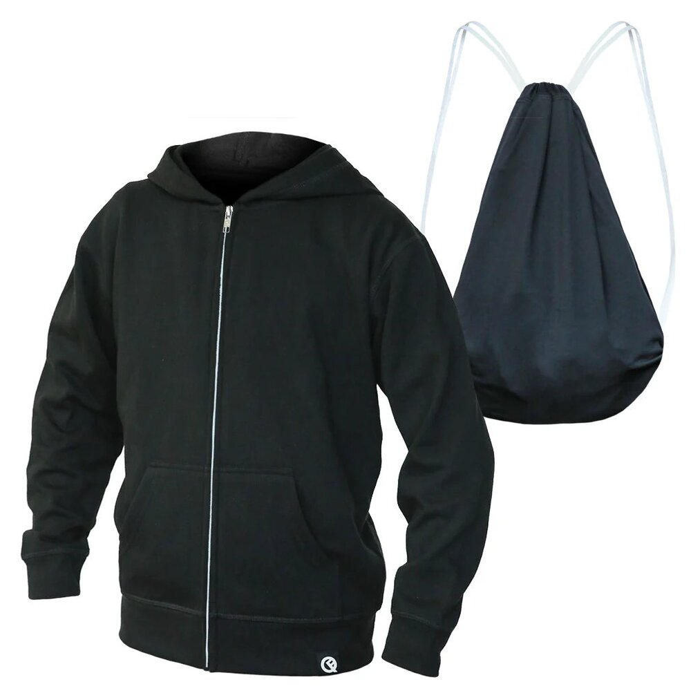 QuickFlip Kids Hero Hoodie Lite (Black) S